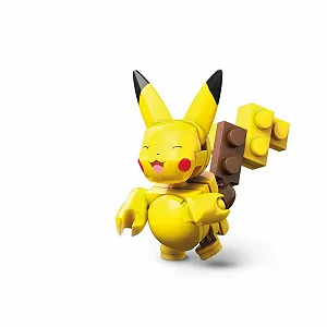 Конструктор MEGA Construx Pokemon Kanto 4 Pack, 4 Покемони та 1 Покебол, Бісасам, Глуманда, Шиггі та Пікачу, від 6 років synthetic.ua - Фото 1