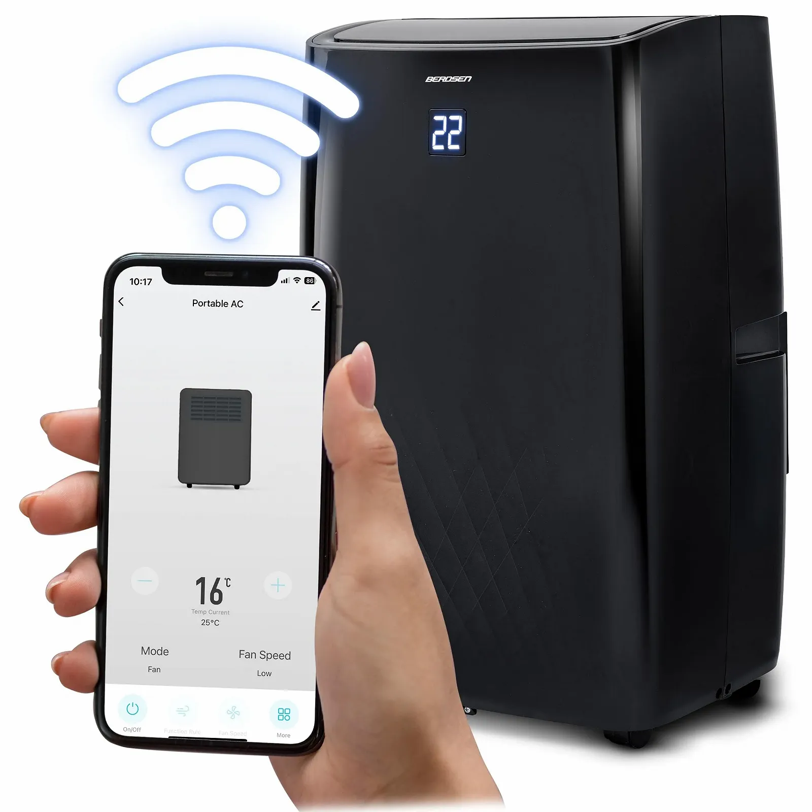 Мобильный кондиционер Berdsen 14000 BTU Tuya Smart, фото №4