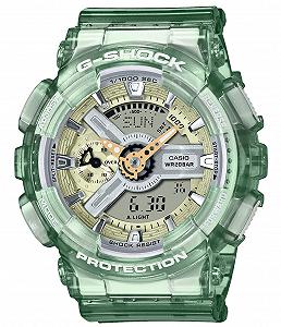 Годинник Casio G-SQUAD GMA-S110GS-3AER для дітей діаметр 46 мм прозорий - Фото 1