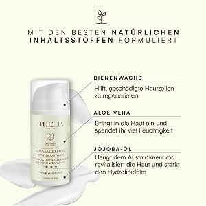 Крем для рук Thelia Beauty Заспокійливий Зволожуючий з Алое, Бджолиним воском, Олією Жожоба та Вітаміном Е 100 мл synthetic.ua - Фото 1