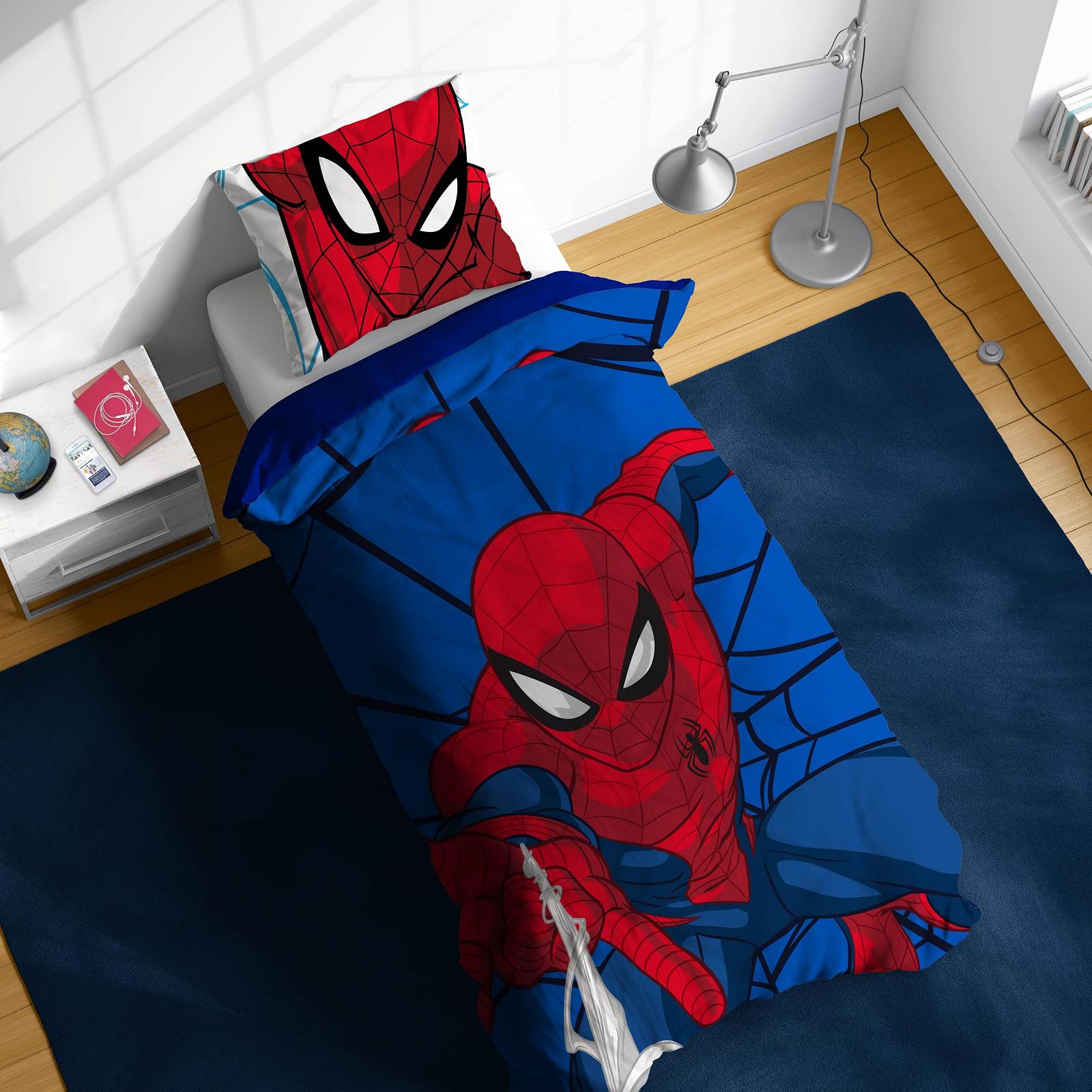 Підодіяльник одинарний Jay Franco Marvel Spiderman Webtastic, 100% бавовна, наволочка 50x70 см, фото №6