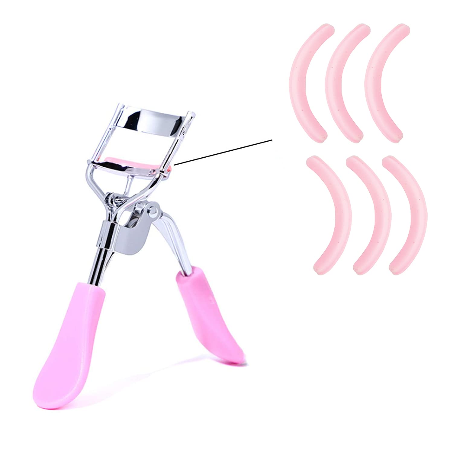 Накладки LEBQ Eyelash Curler Pads Силіконові Гумові Рожевий, фото №5