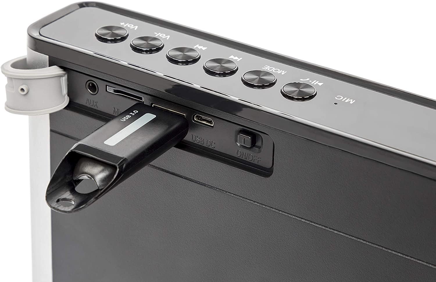 Портативна колонка Радіо Reflexion SB200 Bluetooth FM PLL Тюнер 20 станцій Портативне Сріблястий, фото №4 Портативна колонка Радіо Reflexion SB200 Bluetooth FM PLL Тюнер 20 станцій Портативне Сріблястий, фото №4