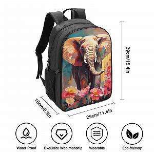 Школьный рюкзак MXRMXR Elephant 40x28x16см synthetic.ua - Фото 1