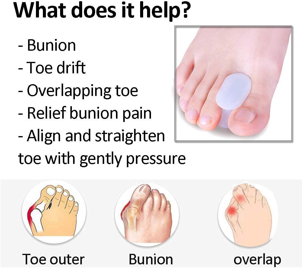 Роздільник для пальців ніг гелевий 12 шт Маленький, фото №4