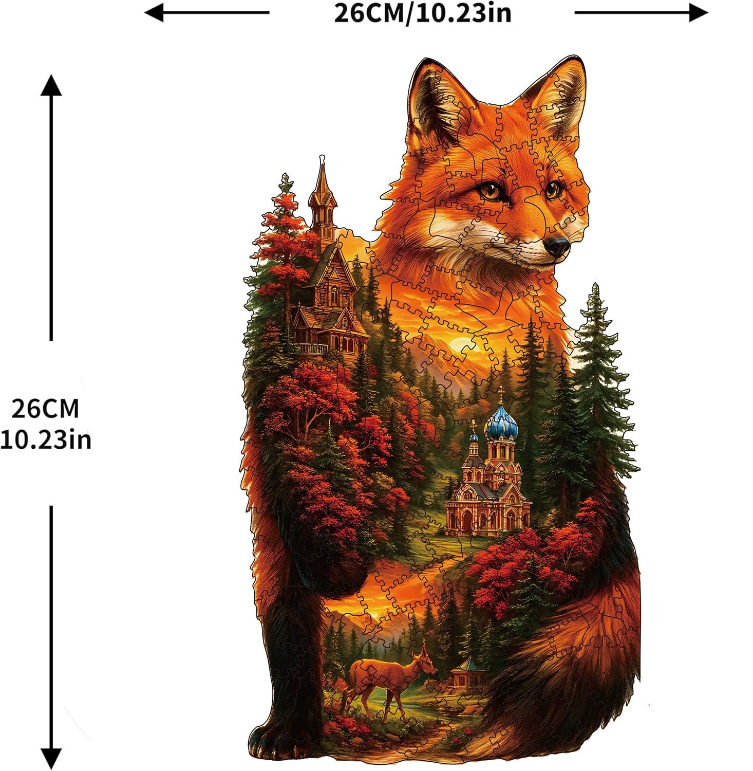 Пазл Деревянный Животные 200 элементов 5 мм, фото №6