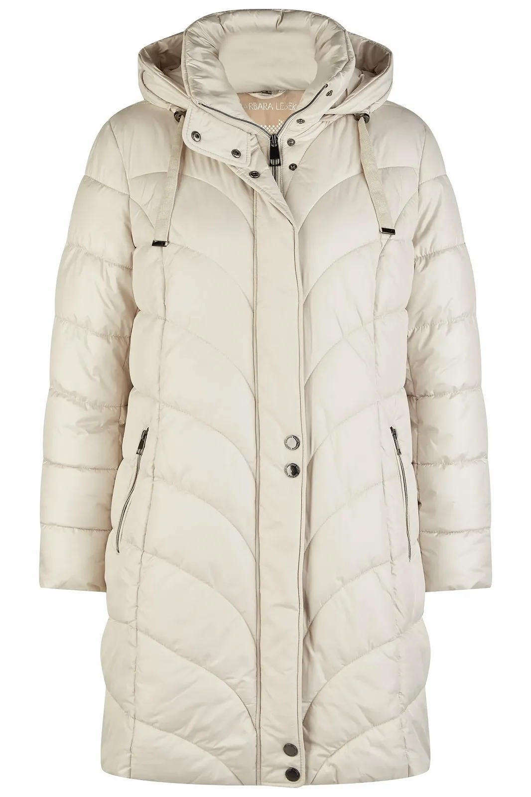 Зимове пальто BARBARA LEBEK з капюшоном, фото №1