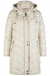 Зимове пальто BARBARA LEBEK з капюшоном - Фото 1