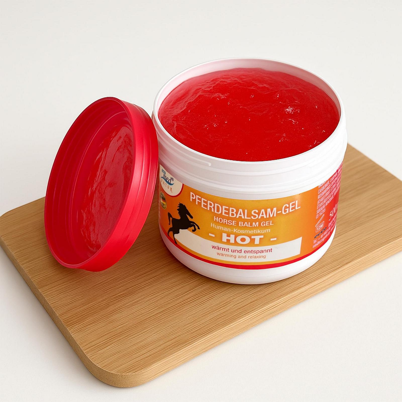 Бальзам-гель h2i Horse Balm Gel Hot Arnica Rosemary Oil Chilli Pepper Extract 500 ml, фото №6 Бальзам-гель h2i Horse Balm Gel Hot Arnica Rosemary Oil Chilli Pepper Extract 500 ml, фото №6