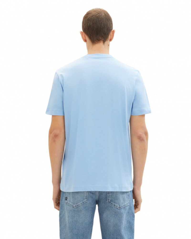 Футболка Tom Tailor LOGO TEE MEN'S Голубой S, фото №2