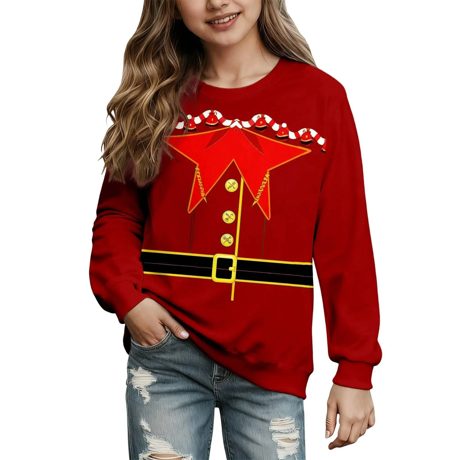 Різдвяний світшот для дітей, смішний, фото №1 Різдвяний світшот для дітей, смішний, фото №1