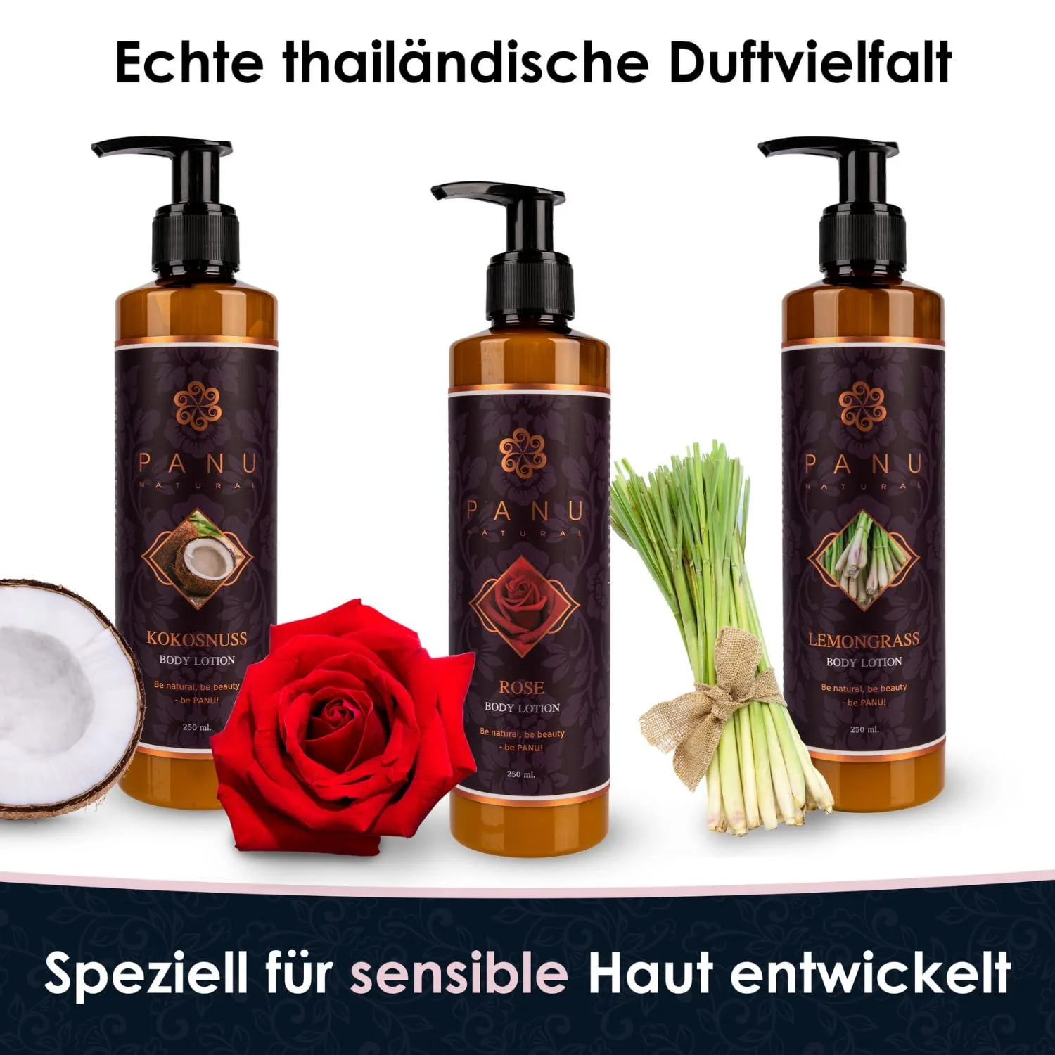 Лосьйон для тіла Coconut Panu для дуже сухої шкіри, зволожуючий, веганський, фото №4