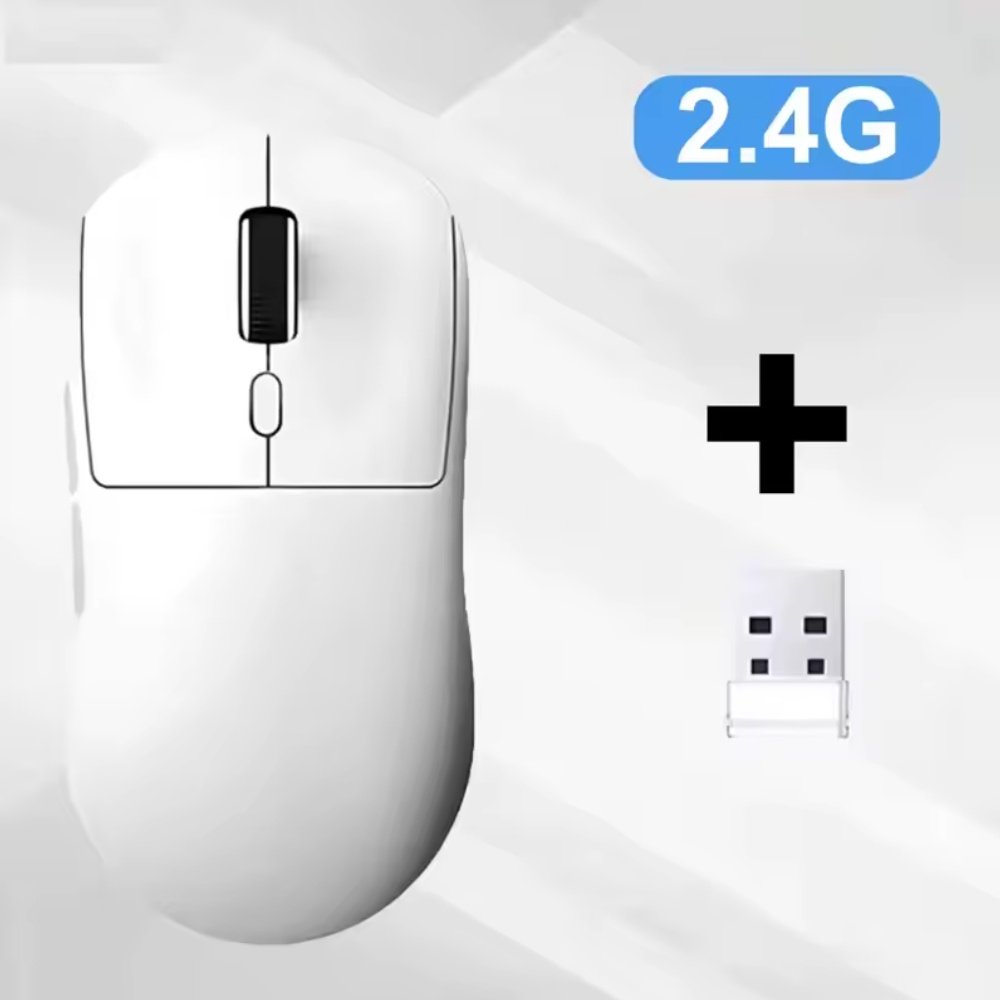 Миша безпровідна VYNEX M348 6400DPI 1000Hz 500mAh White, фото №14