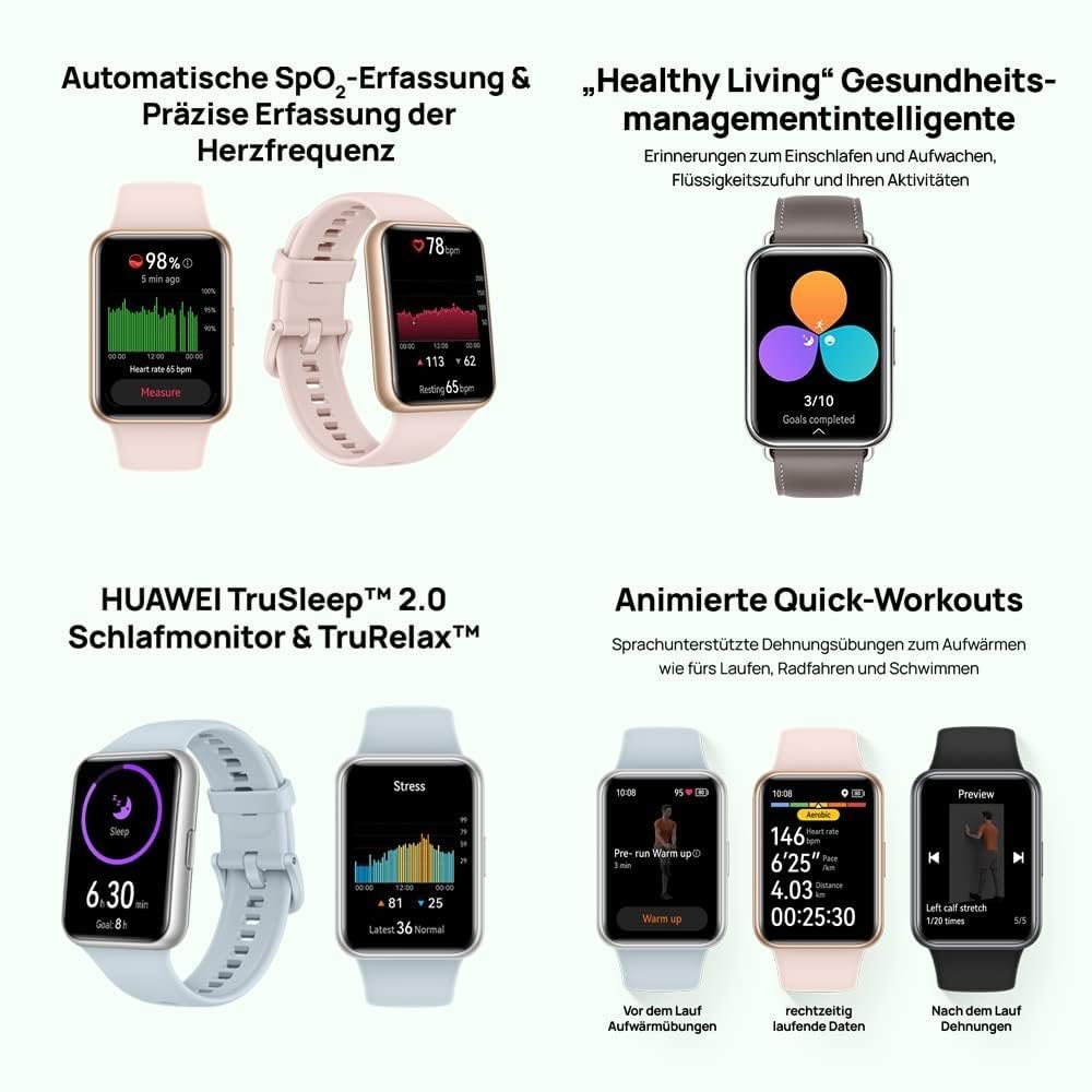 Смарт-годинник HUAWEI Watch FIT 2, 1,74 дюйма, синій, фото №4