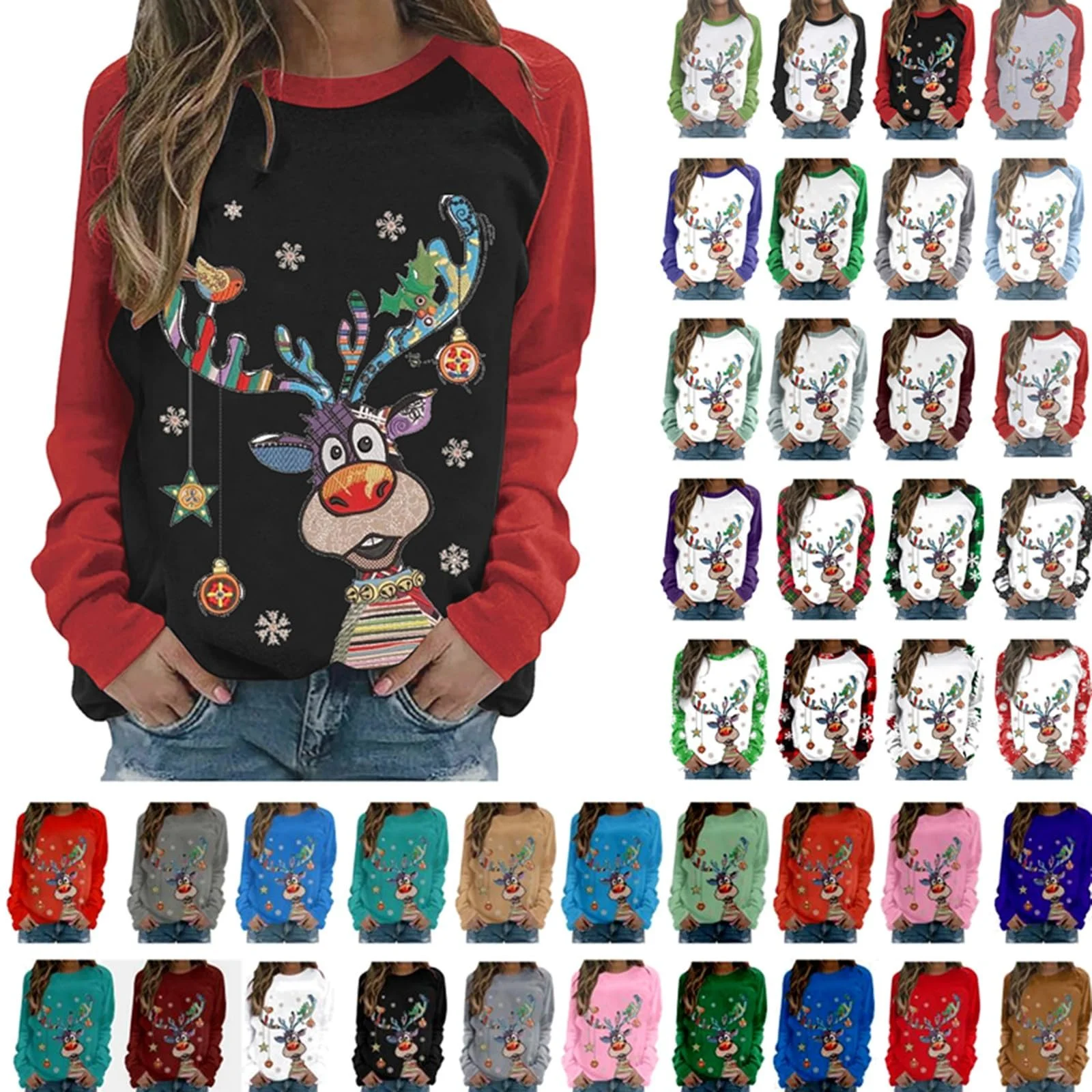 Рождественский джемпер Komiseup Женский 2024, фото №5