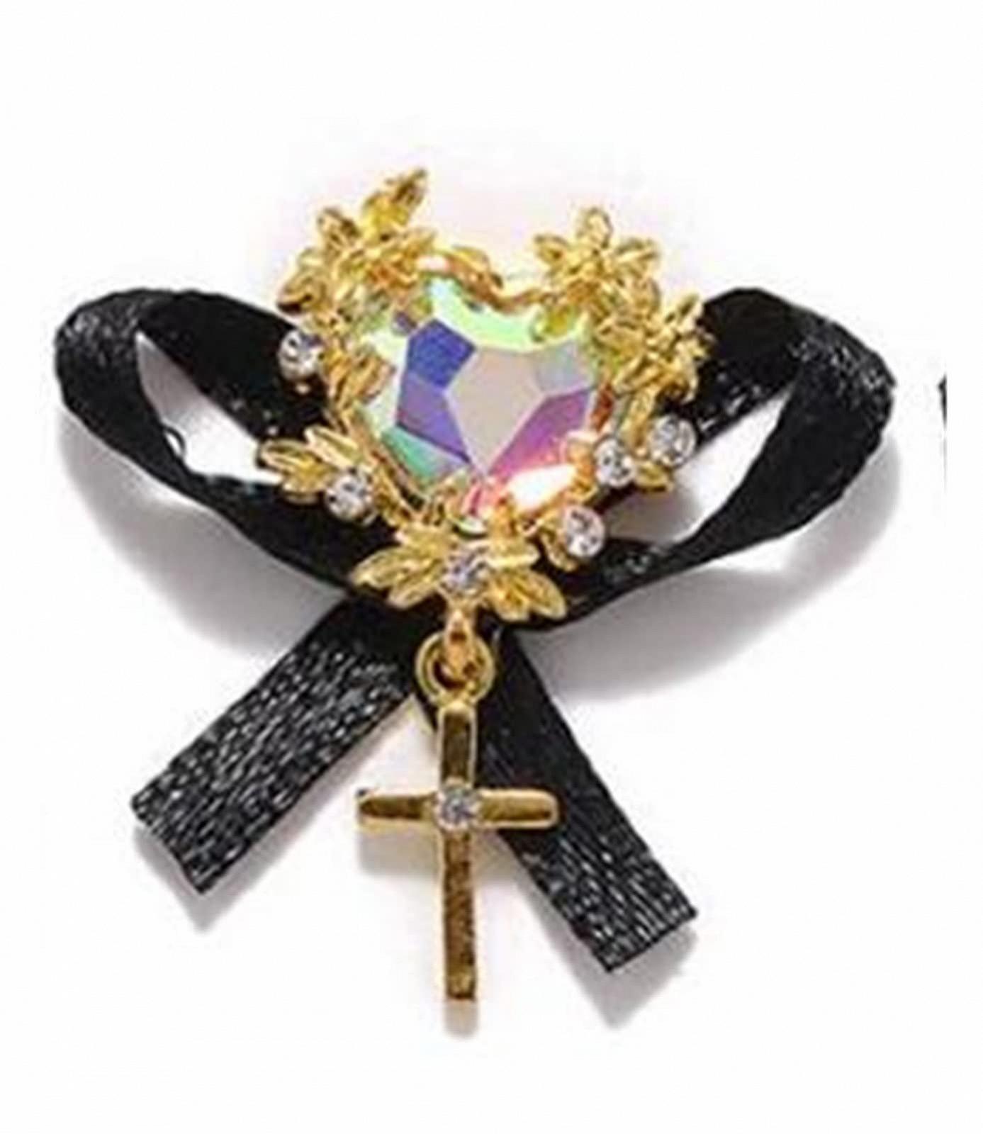 Метелики Кристал 3D Прикраса для нігтів Серце Діамант 1,5 x 2,8 см, 50 шт, фото №1