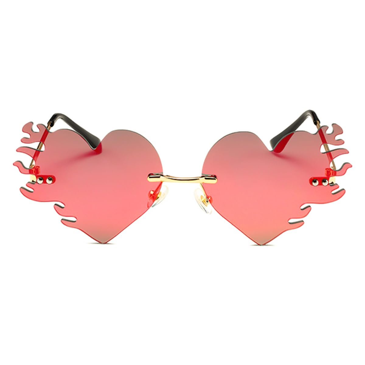 Солнцезащитные Очки Сердцевидные Без Оправы ANCLLO (2 Цвета), фото №5