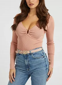 Жіночий светр GUESS Рожевий - S - Фото 1