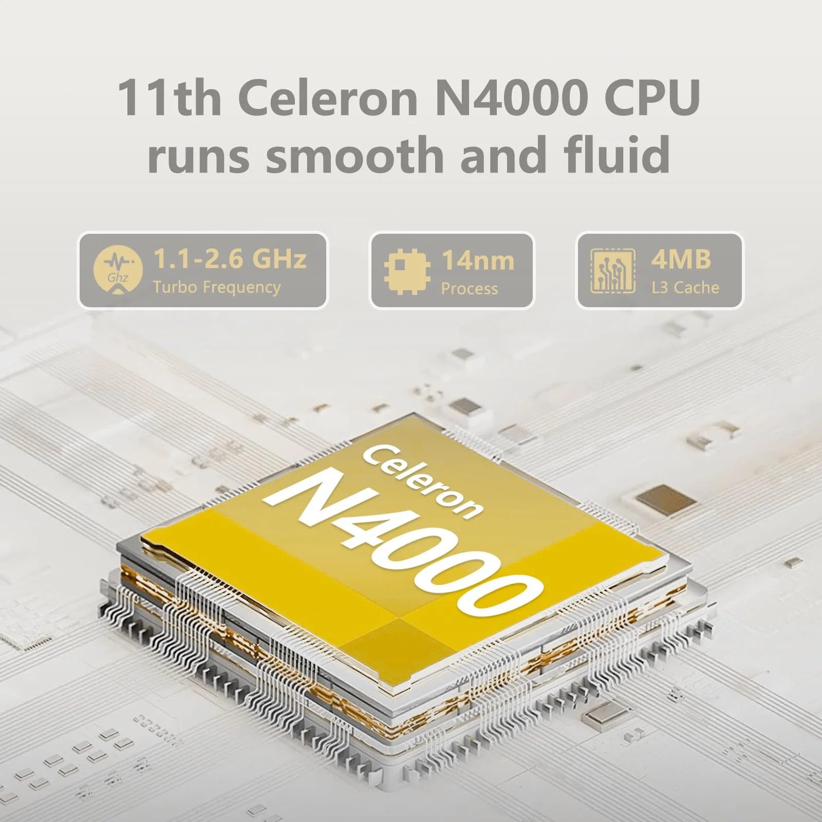 Ноутбук 15.6" Tunhail UL153 Intel Celeron N4000 RAM 8GB SSD 256GB Windows 10 Home (UKR), фото №6 Ноутбук 15.6" Tunhail UL153 Intel Celeron N4000 RAM 8GB SSD 256GB Windows 10 Home (UKR), фото №6