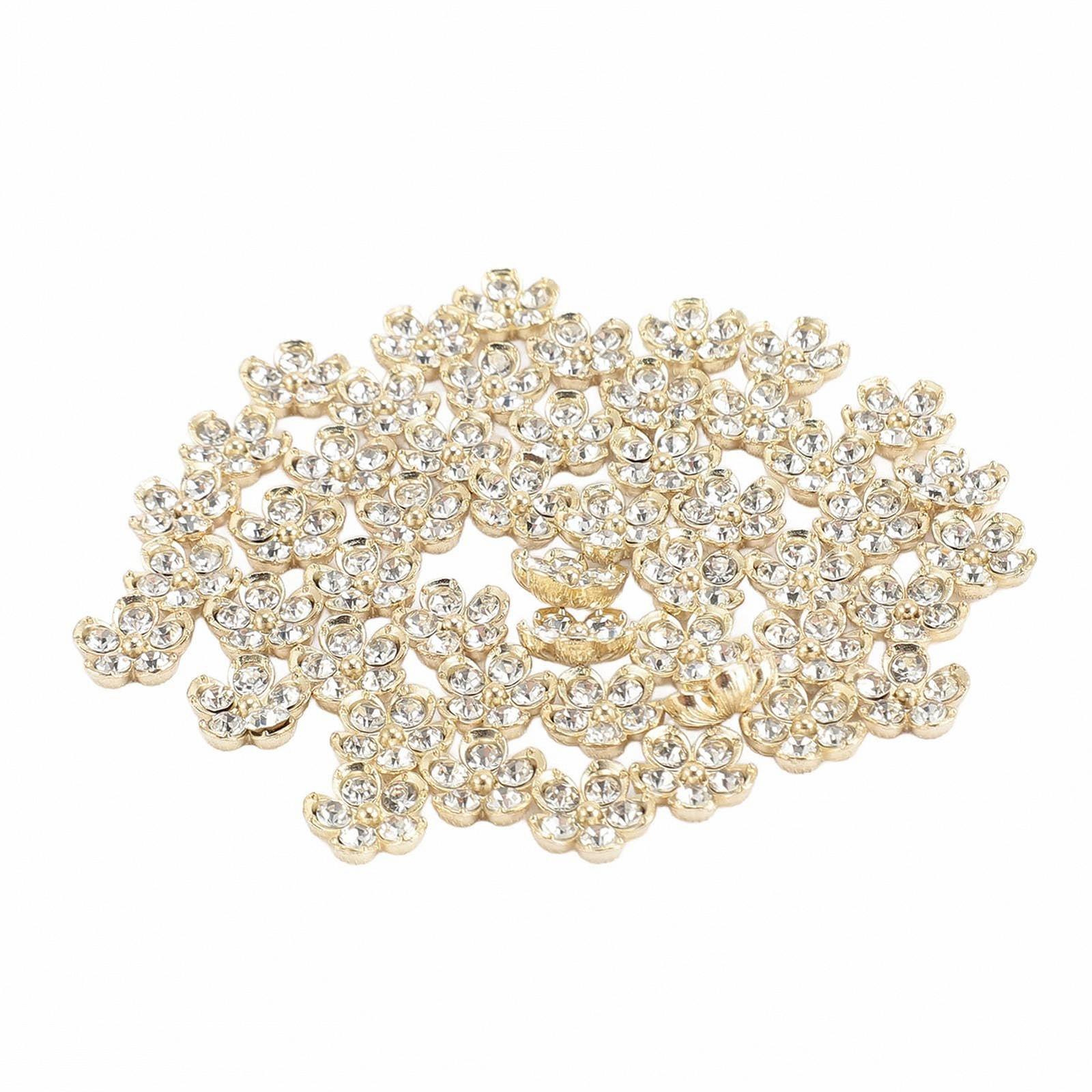 Набор алмазов для ногтей, 50 шт, стразы для украшений из металла, фото №9