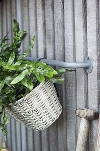 Підвісний кошик для балкона IB Laursen плетений 15 x 60 x 20 см synthetic.ua - Фото 1