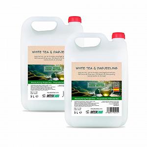 Гель для душу та шампунь 2-в-1 Intercabo White Tea & Darjeeling 2 x 5 л (10 л) - Фото 1