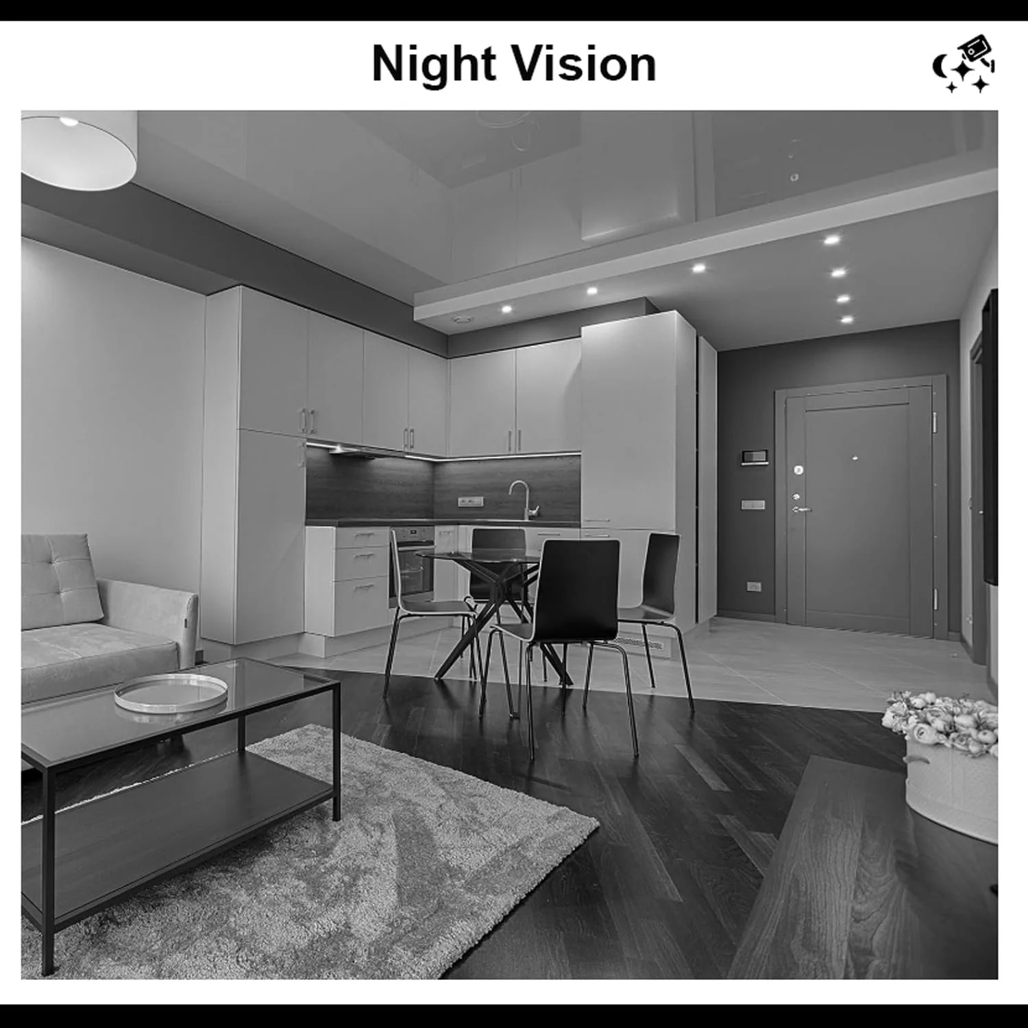 Смарт-відеоняня 2.8" 1080p HD WiFi 360° Night Vision, фото №7