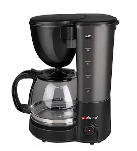 Фильтровая кофеварка ALPINA 750 Watt 1.25 L Black - Фото 1