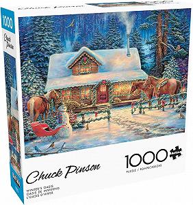 Пазлы Buffalo Games Chuck Pinson Winter's Oasis 1000 эл. 26.75 x 19.75 см - Фото 1