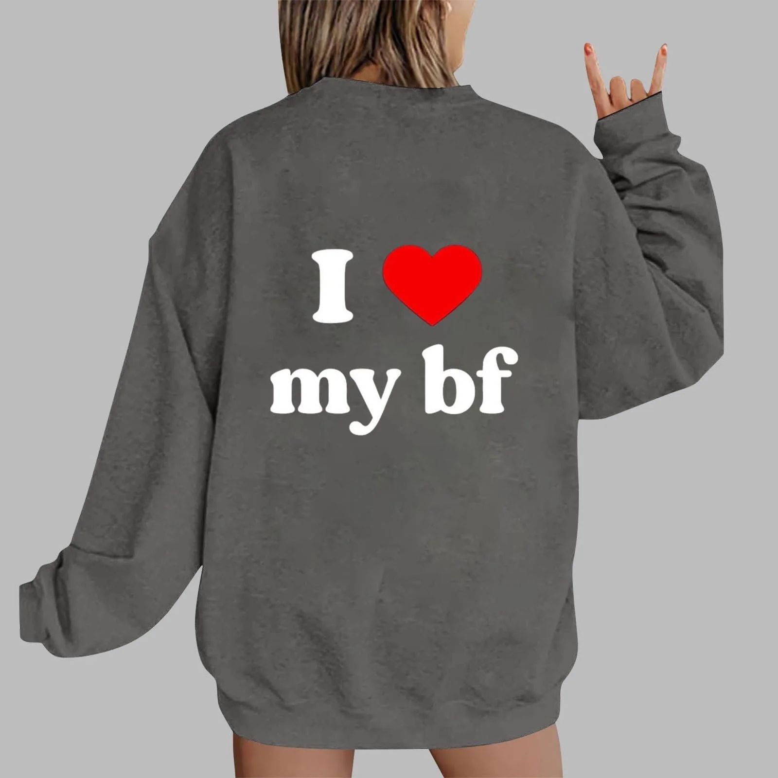 Женская флисовая куртка tsaChick, повседневная, принт ко Дню святого Валентина, длинный рукав, круглый вырез горловины, свободный крой, свитшот, женский пуловер, большой размер, женская толстовка на молнии, свитеры Y2K, фото №2