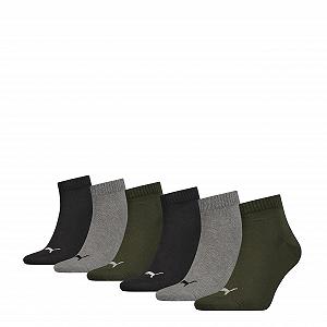 Шкарпетки PUMA Unisex Quarter (6 пар) - Фото 1