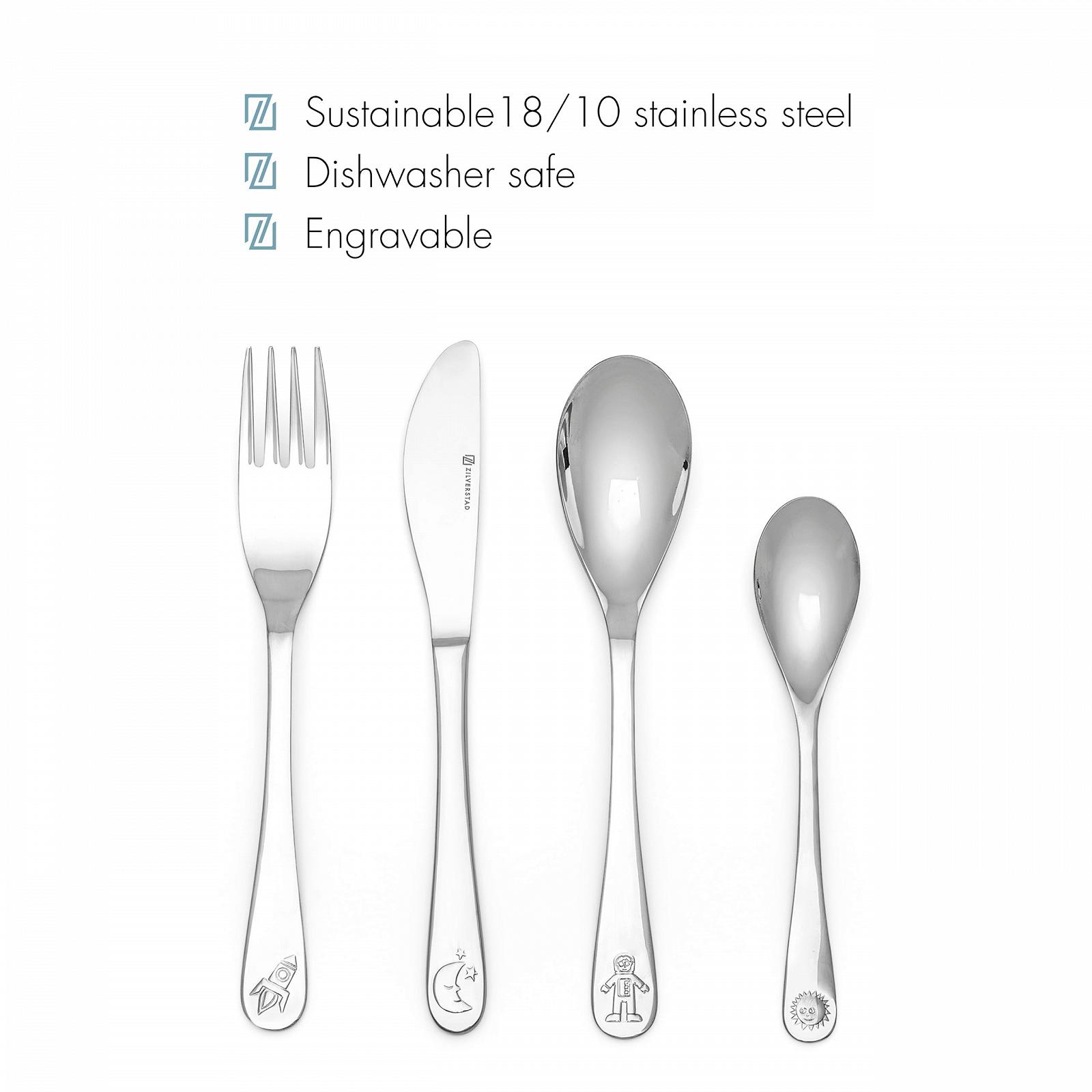 Набор Столовых Приборов Zilverstad Space, 4 предмета, нержавеющая сталь, фото №2 Набор Столовых Приборов Zilverstad Space, 4 предмета, нержавеющая сталь, фото №2