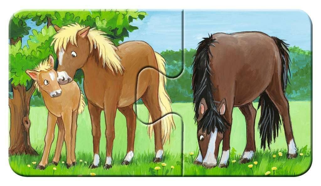 Пазл дитячий Ravensburger My First Puzzle Animal Families on the Farm 05072 9 x 2 деталі, фото №8