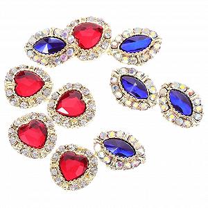 Підвіски для нігтів Healeved Прикраса Серце - Фото 1