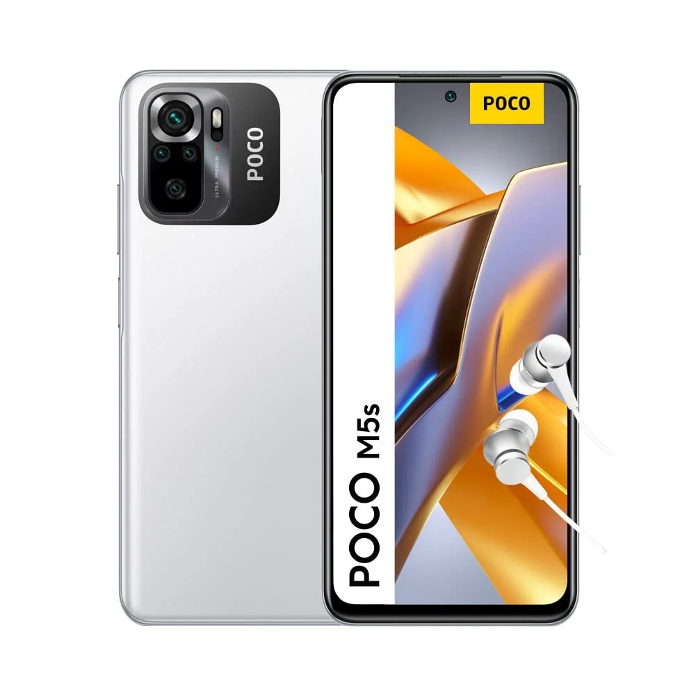 Смартфон POCO M5s 4GB RAM 128GB ROM White, фото №1
