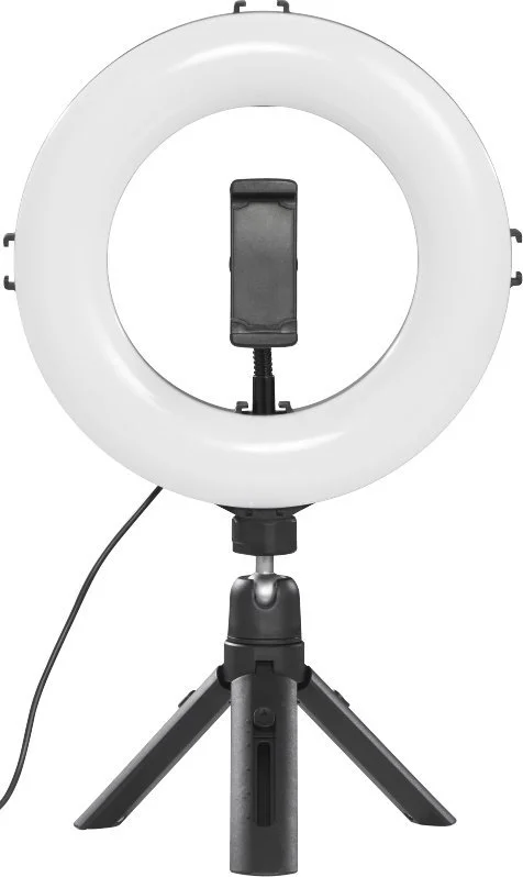 Кільцева лампа з штативом  SpotLight Smart 80 II Чорний, фото №1