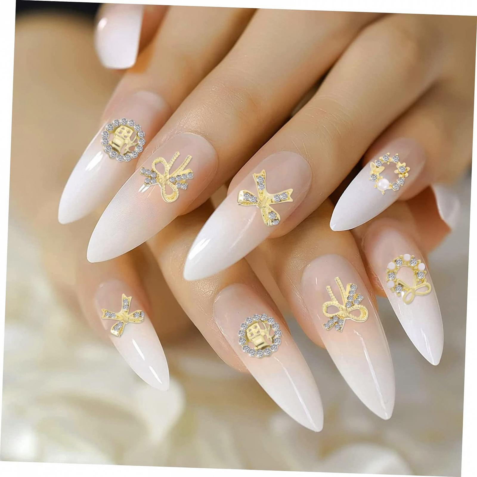 Металеві прикраси для нігтів PLAFOPE 30 шт., фото №5