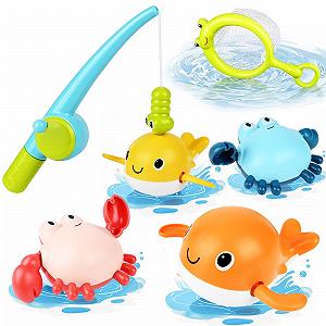 Іграшка для ванної Diealles Shine Риболовля, 6 штук - Фото 1