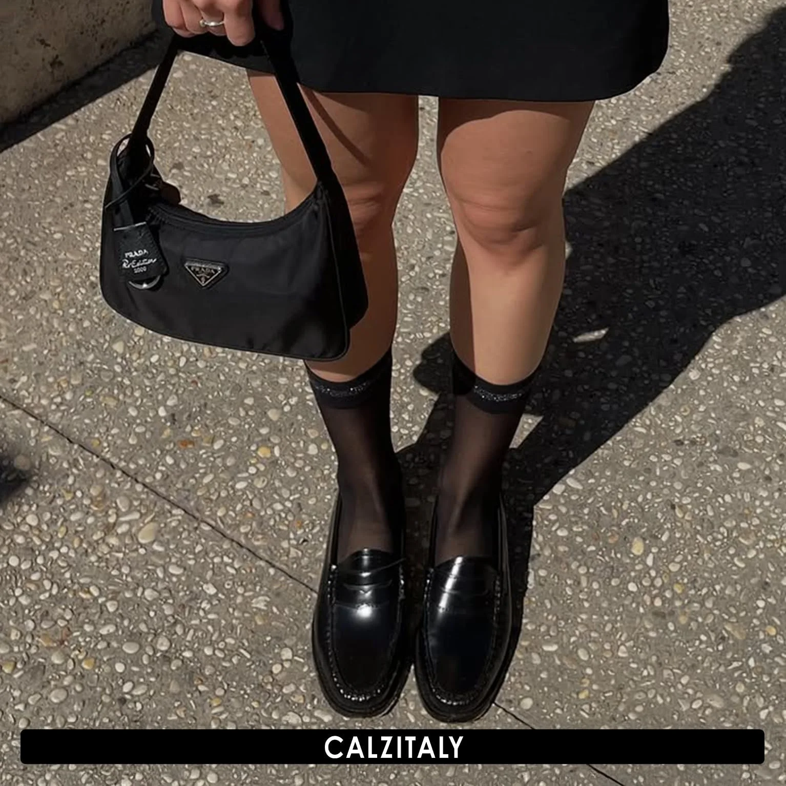 Носки Calzitaly, 3 пары, люрекс, черный, один размер, сделано в Италии, фото №4