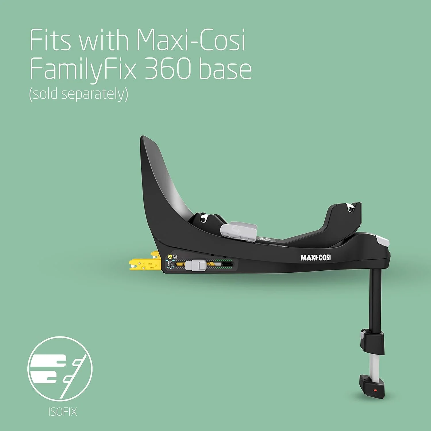 Дитяче автокрісло Maxi-Cosi Pearl 360 i-Size обертання однією рукою ClimaFlow ремені безпеки Easy-in Чорний, фото №4