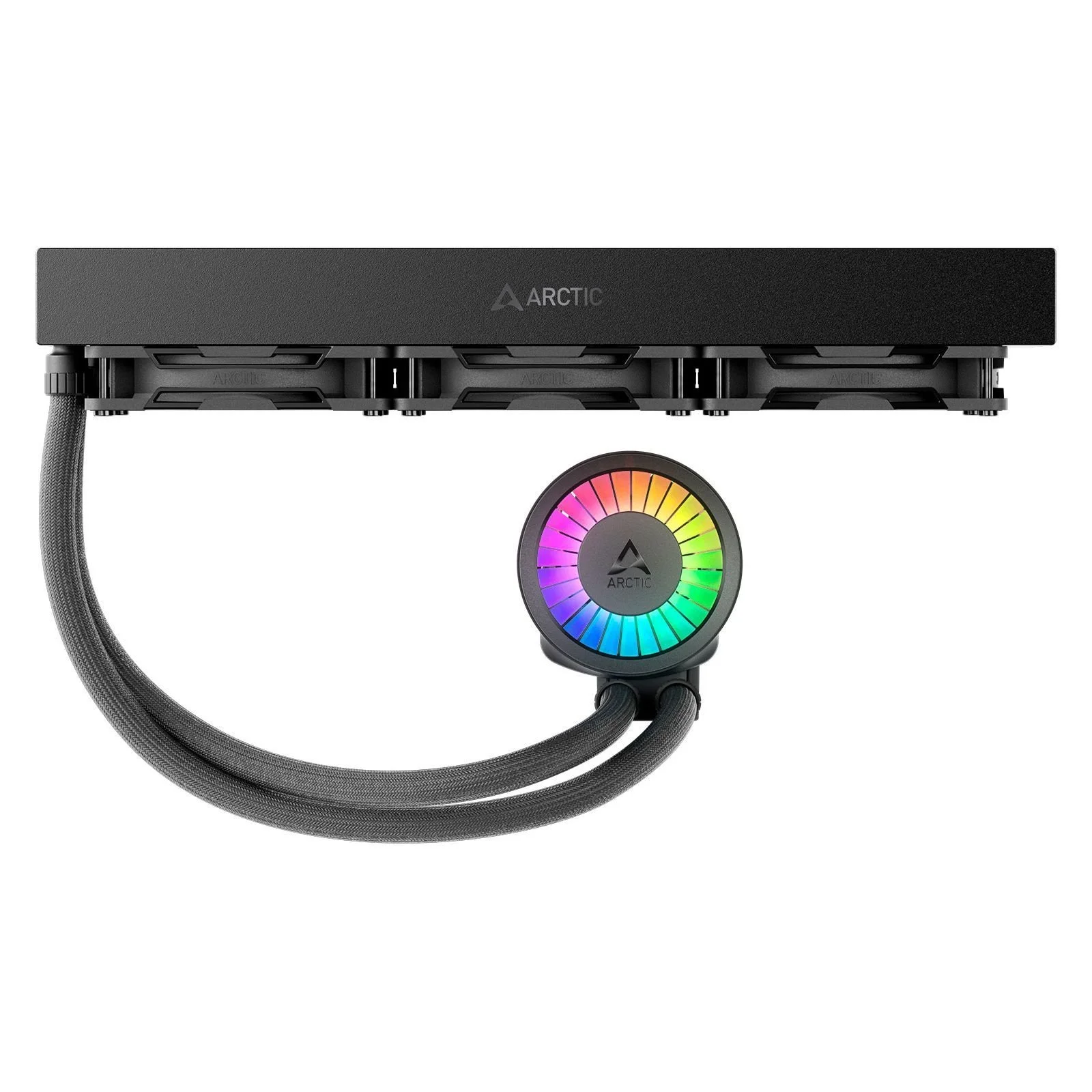 Система рідинного охолодження Arctic Liquid Freezer III Pro 360 A-RGB / LGA1851, 1700 / AM5, AM4 / TDP 300W+ / Біла, фото №3