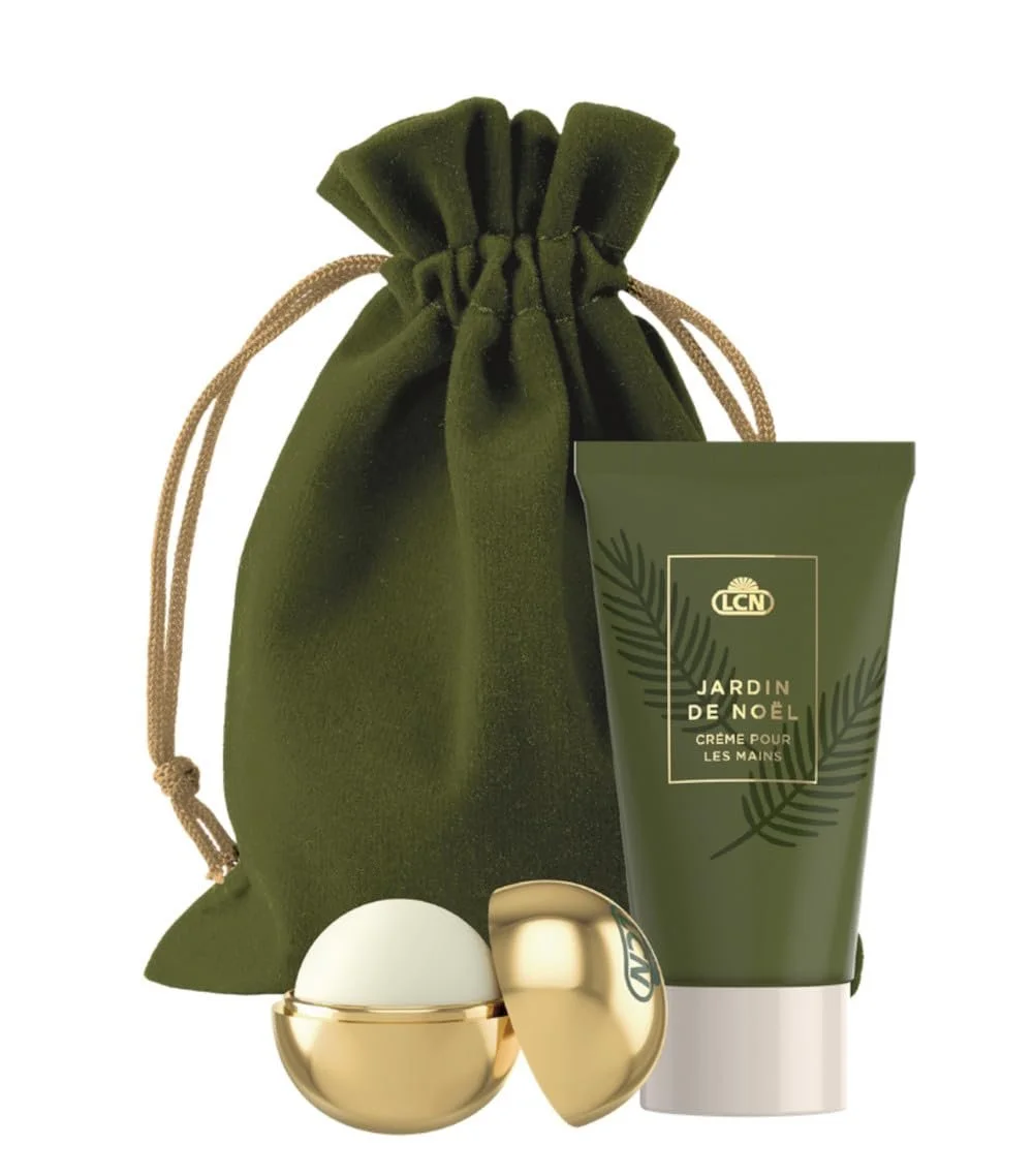 Набір LCN "jardin de noel" 2 - Різдвяний подарунковий набір - Крем для рук та бальзам для губ (Бальзам для губ), фото №1