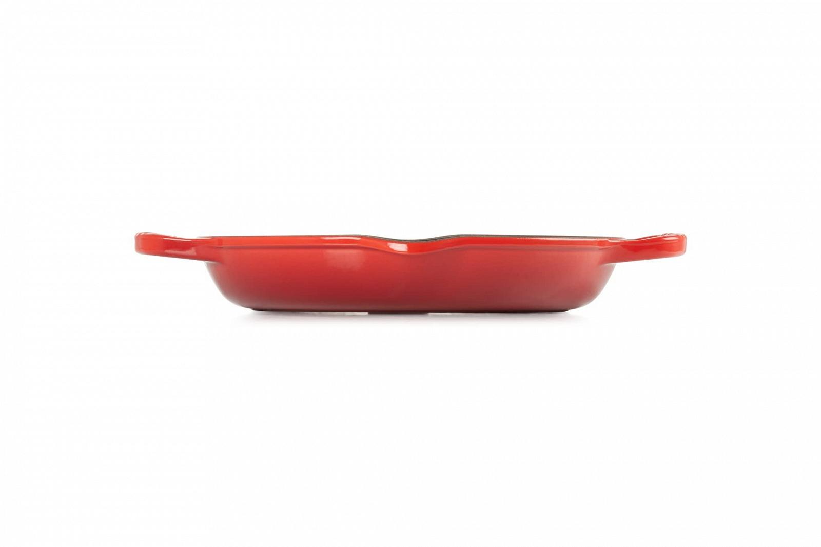 Сковорода-гриль Le Creuset Signature висока кругла 25 см Cherry Red, фото №2