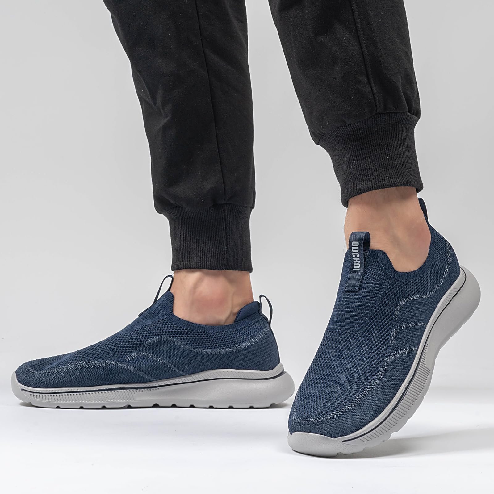 Кросівки ODCKOI Чоловічі Без шнурків для ходьби Зручні тенісні кросівки, фото №7