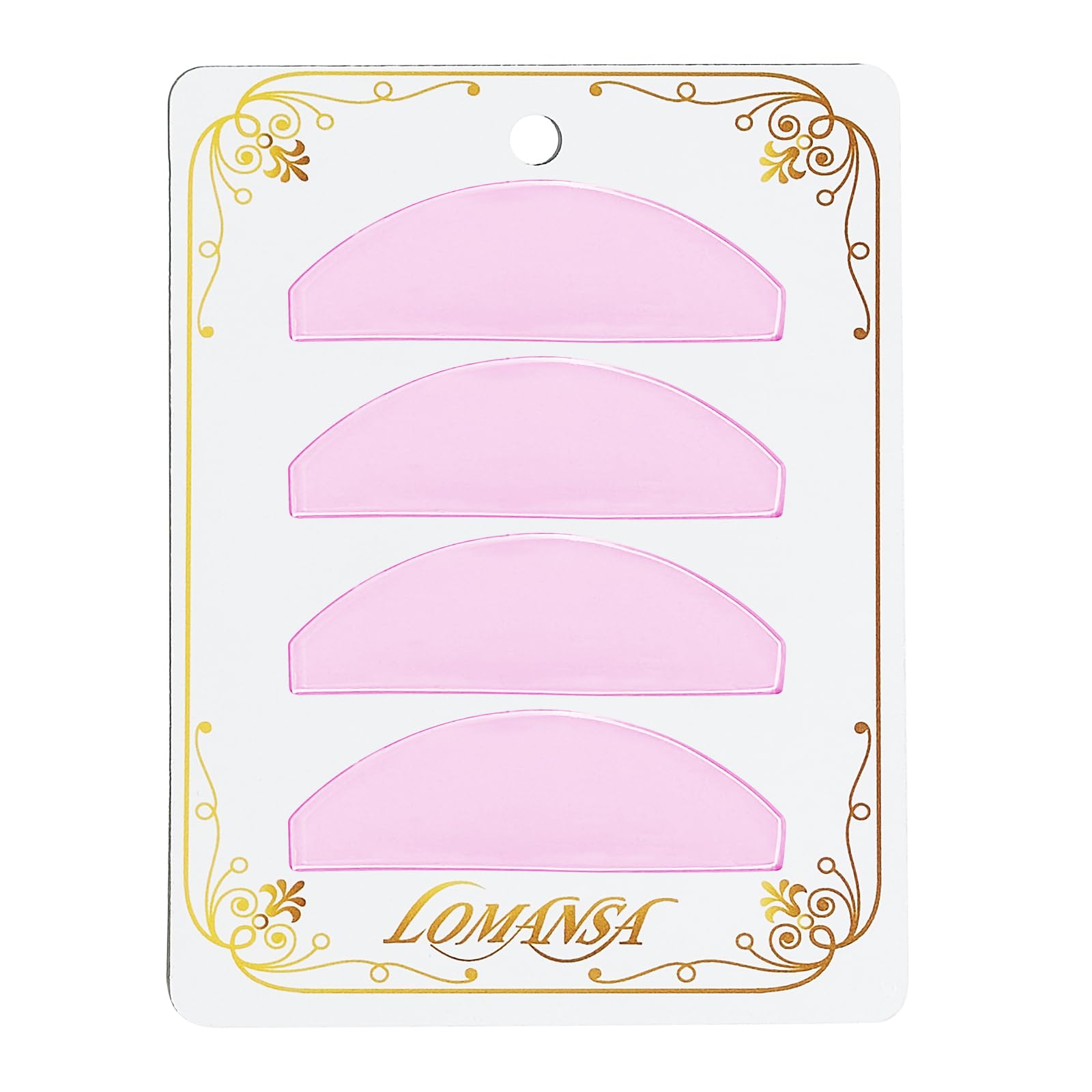 Pads Lomansa Eyelash Lifting для підняття вій тільки для завивки № 1 ультратонкі липкі багаторазові як патчі для очей або ліфтинг-вій стрічка для салону (троянда), фото №1