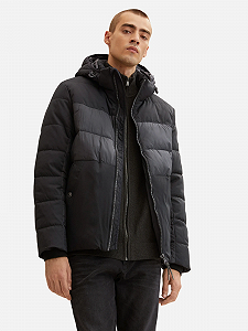 Куртка Tom Tailor Mix Puffer Jacket Черный XXXL - Фото 1