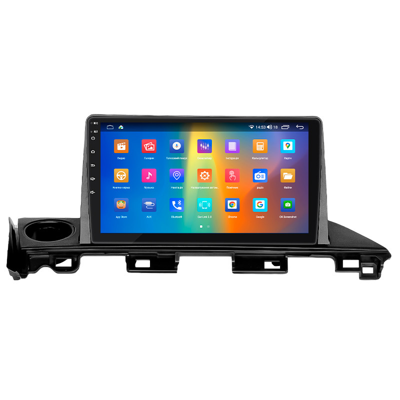 Штатний магнітол Lesko Mazda 6 III GJ Ресталінг 2015-2018 IPS 9 4/64Gb CarPlay 4G Wi-Fi GPS Prime (10681-58467), фото №2