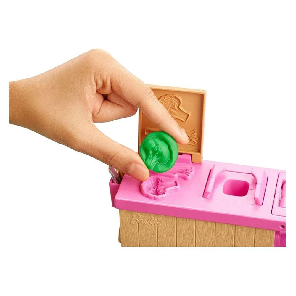 Одяг Barbie GHK43 Making Noodle Playset Блондинка з приладдям, фото №4