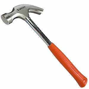 Молоток-гвоздодер WEDO 16oz/454 г углеродистая сталь нескользящая рукоятка 322 мм - Фото 1