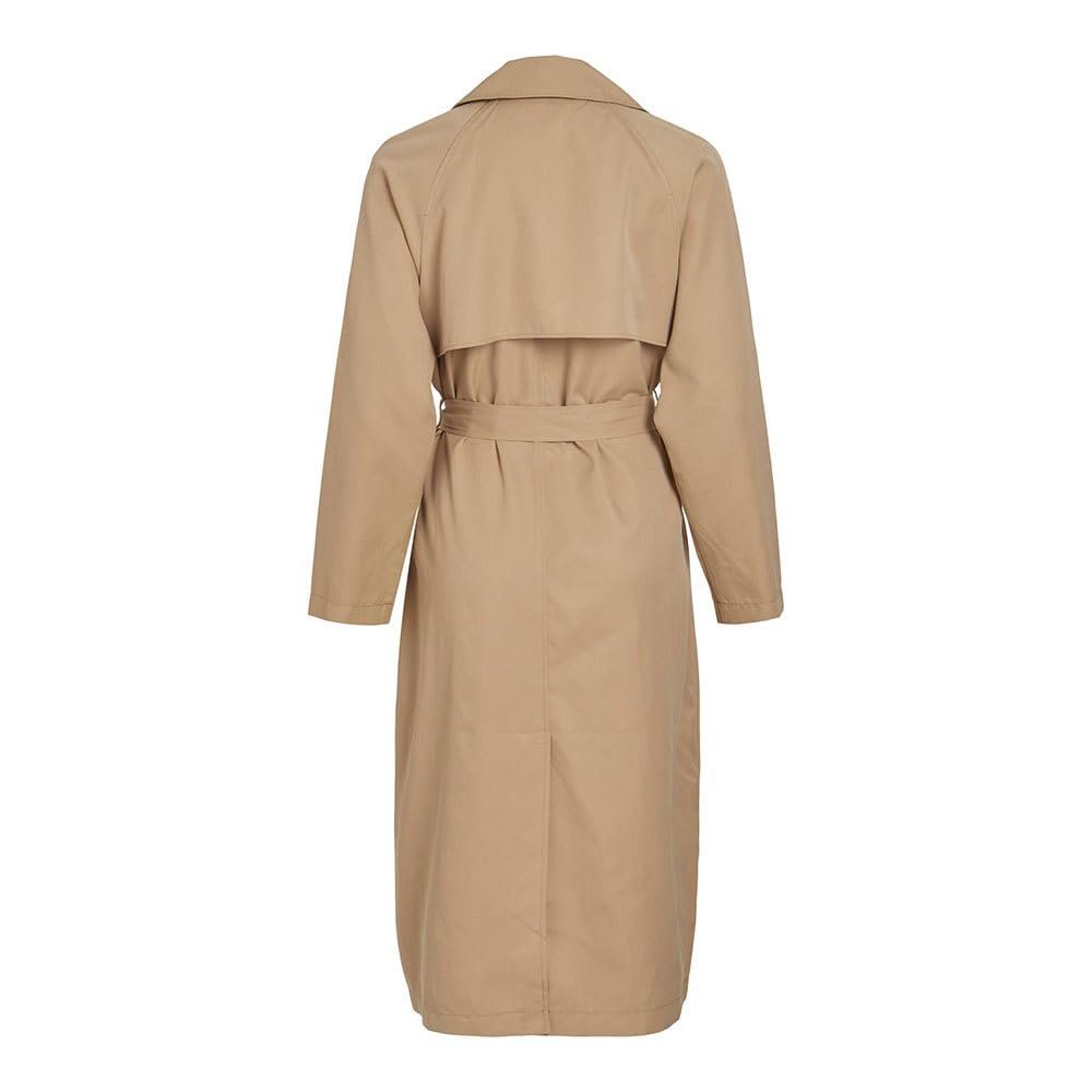 Тренч Vila Vijancine Длинный Без застежки, фото №2 Тренч Vila Vijancine Длинный Без застежки, фото №2